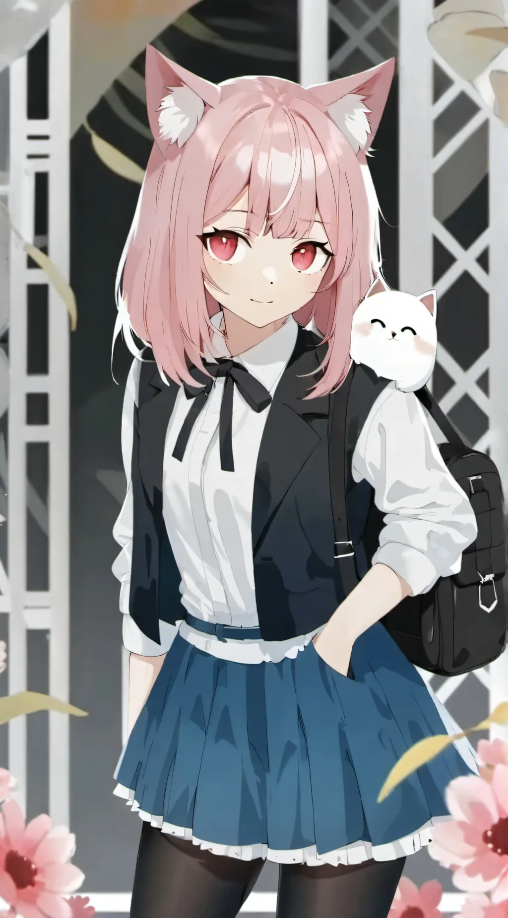 ai character: uwu cat background