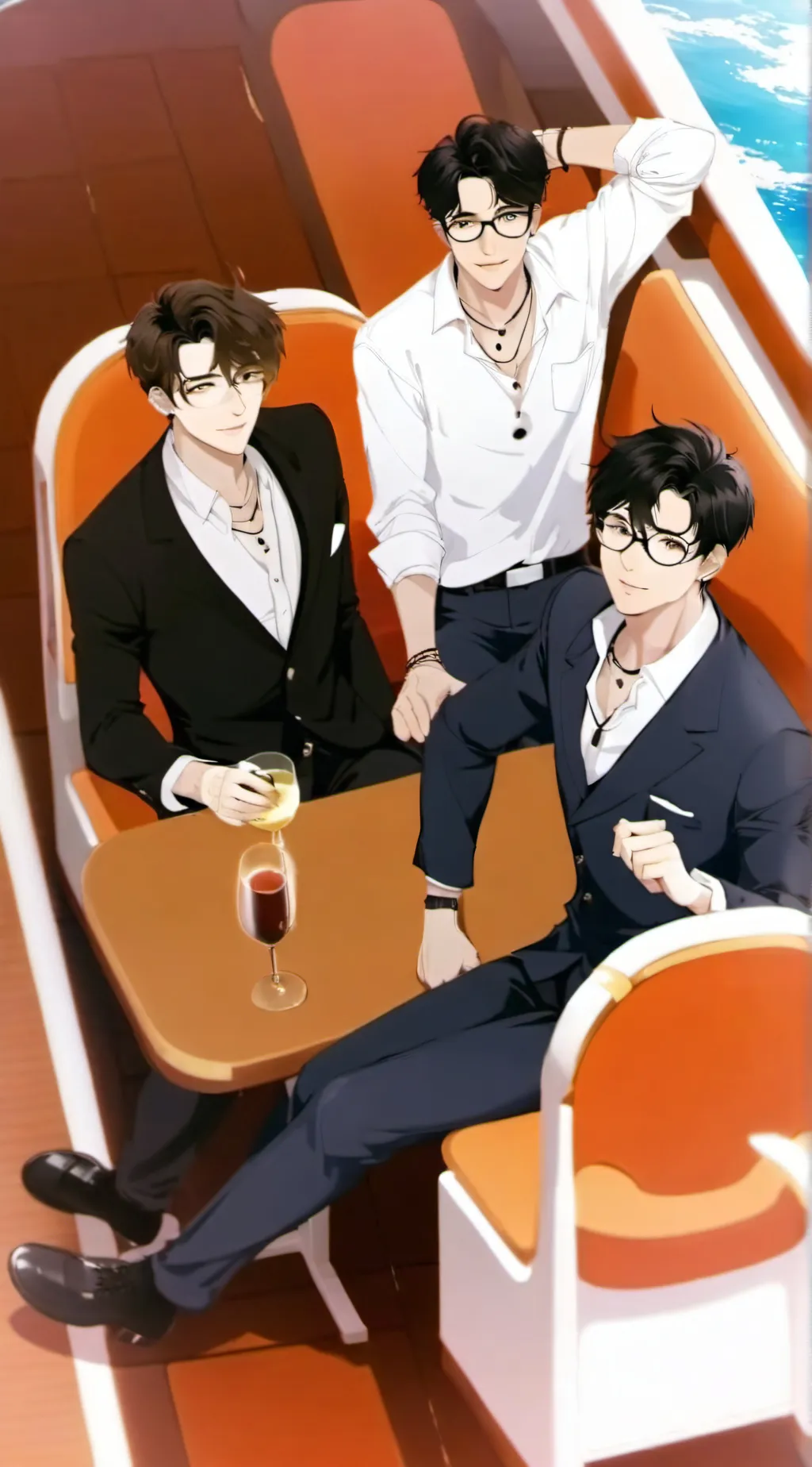 ai character: David, Ajax, Ryder background