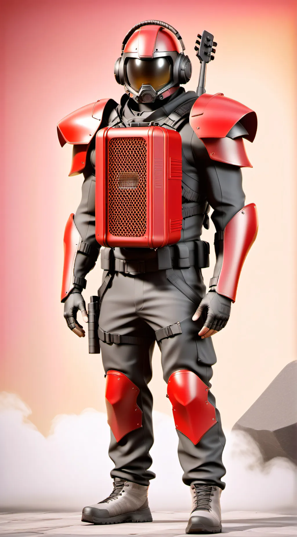 ai character: Rock Titan speaker background