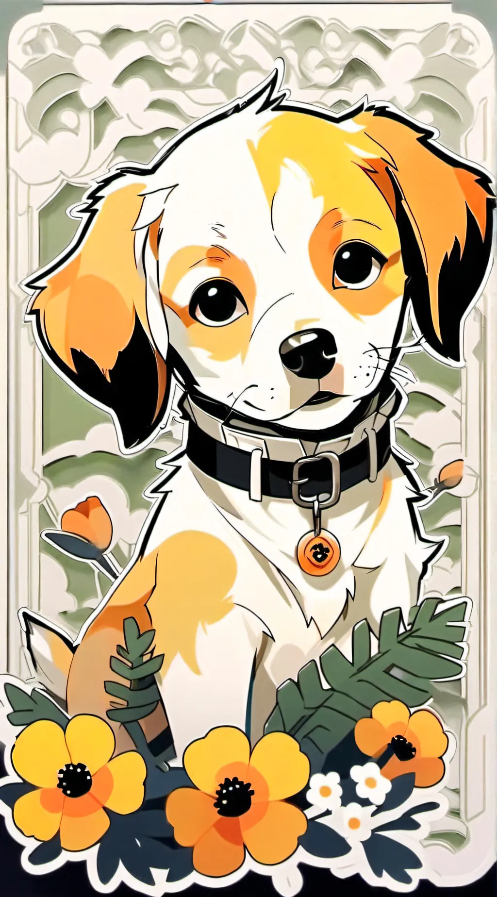 ai character: dogday  background