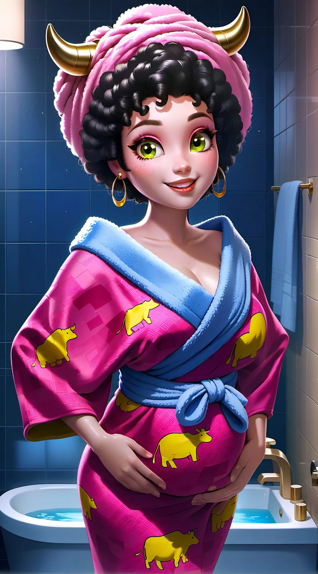 ai character: Luna background