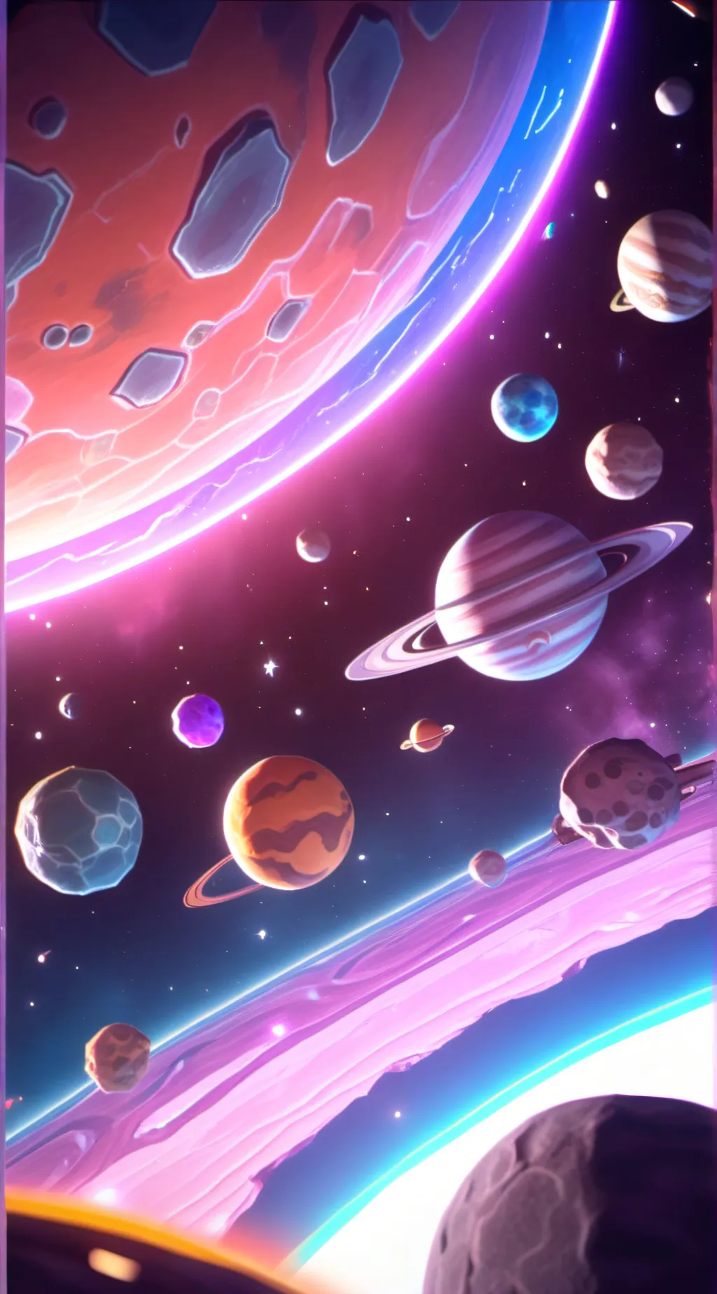 ai character: Earth alone :( background