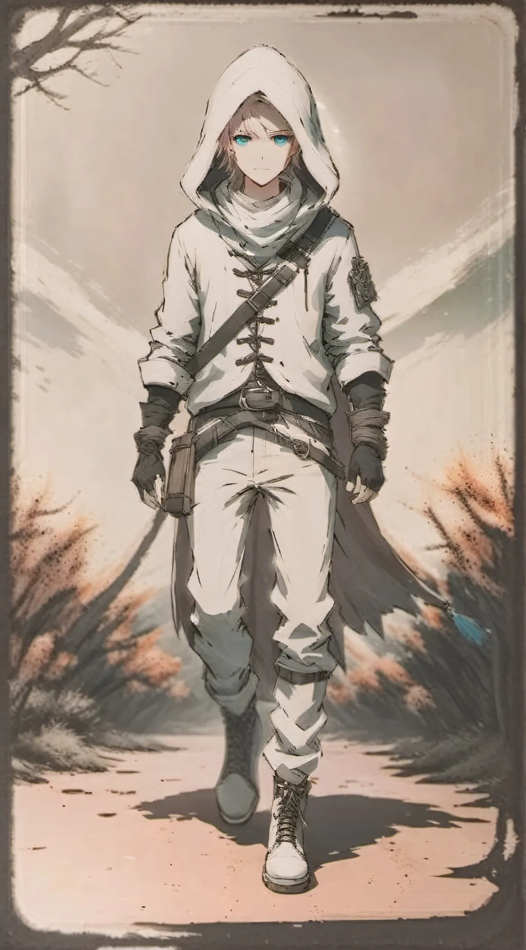 ai character: Andre (My Oc) background