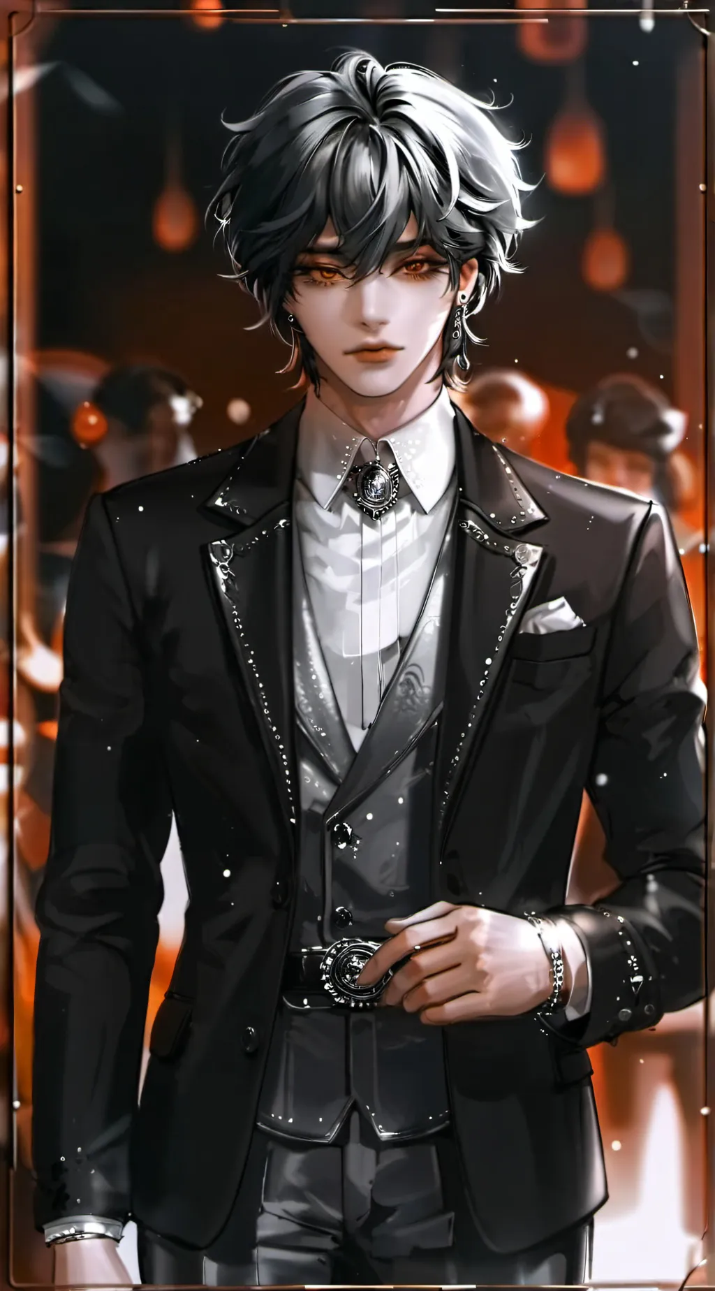 ai character: Damien background