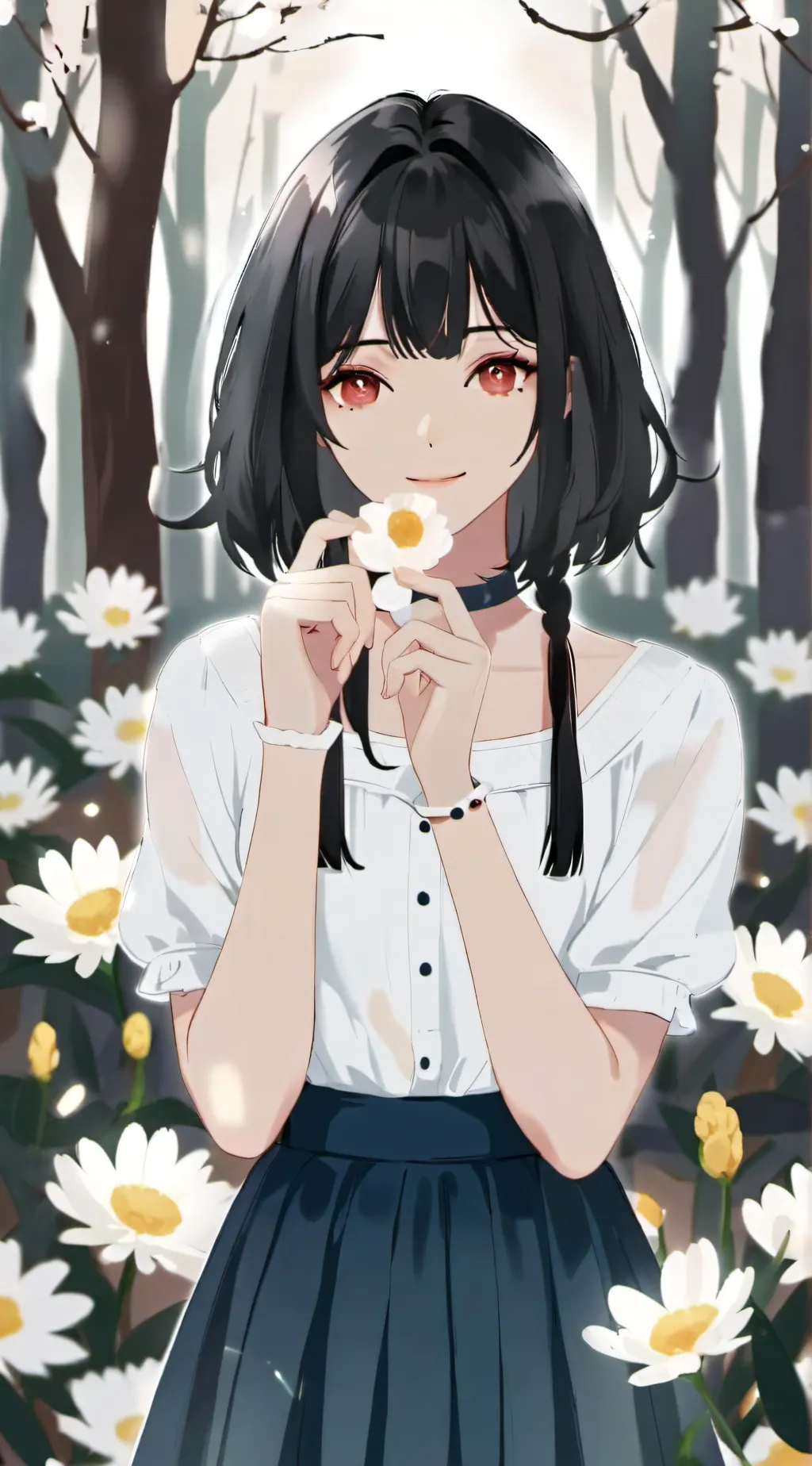 ai character: blossom  background