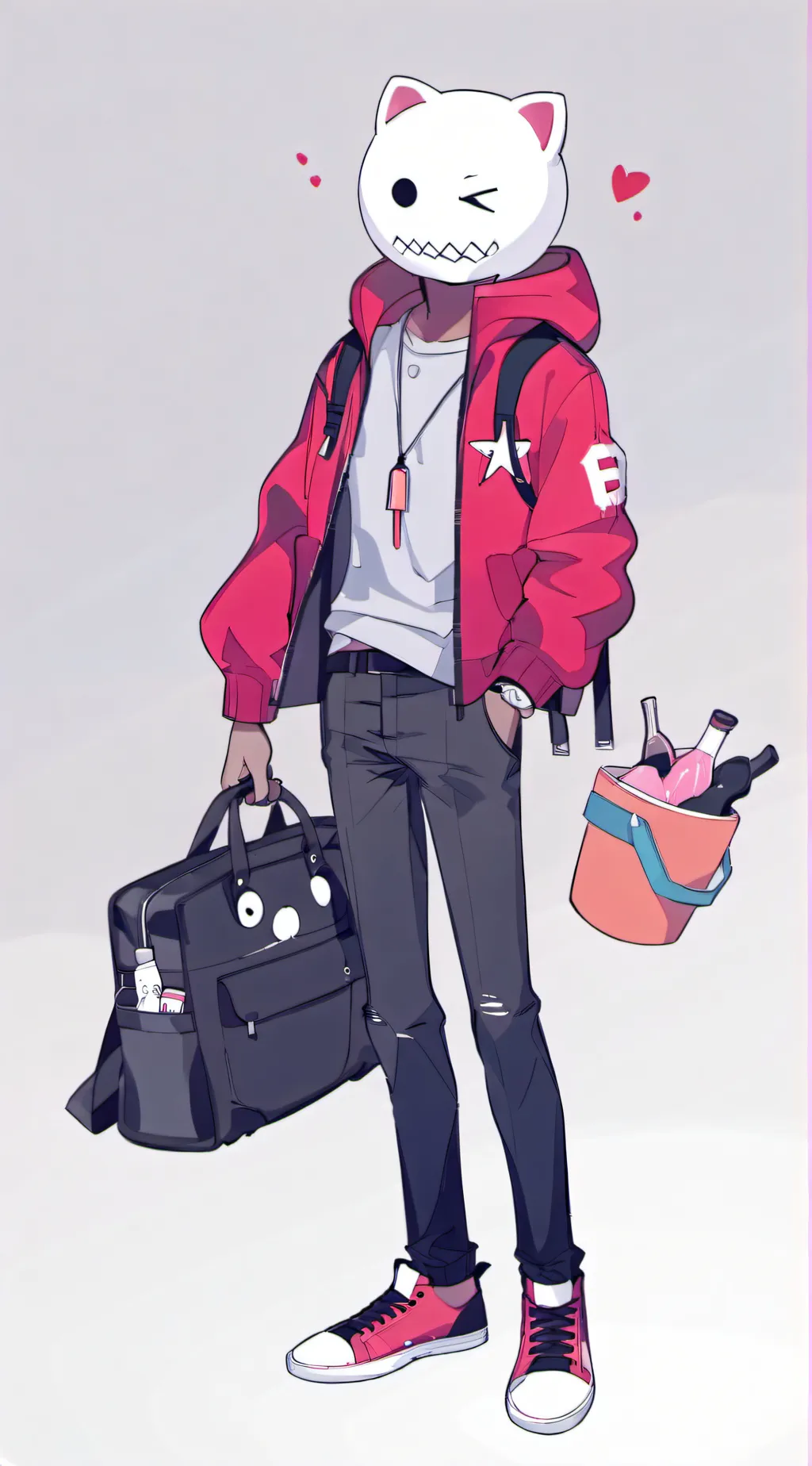 ai character: gumball x balloon background