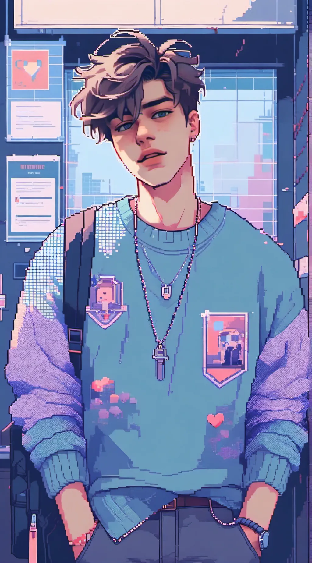 ai character: Xander background