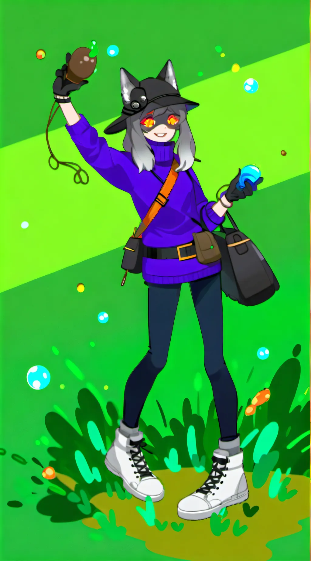 ai character: MHA x FNAF  background