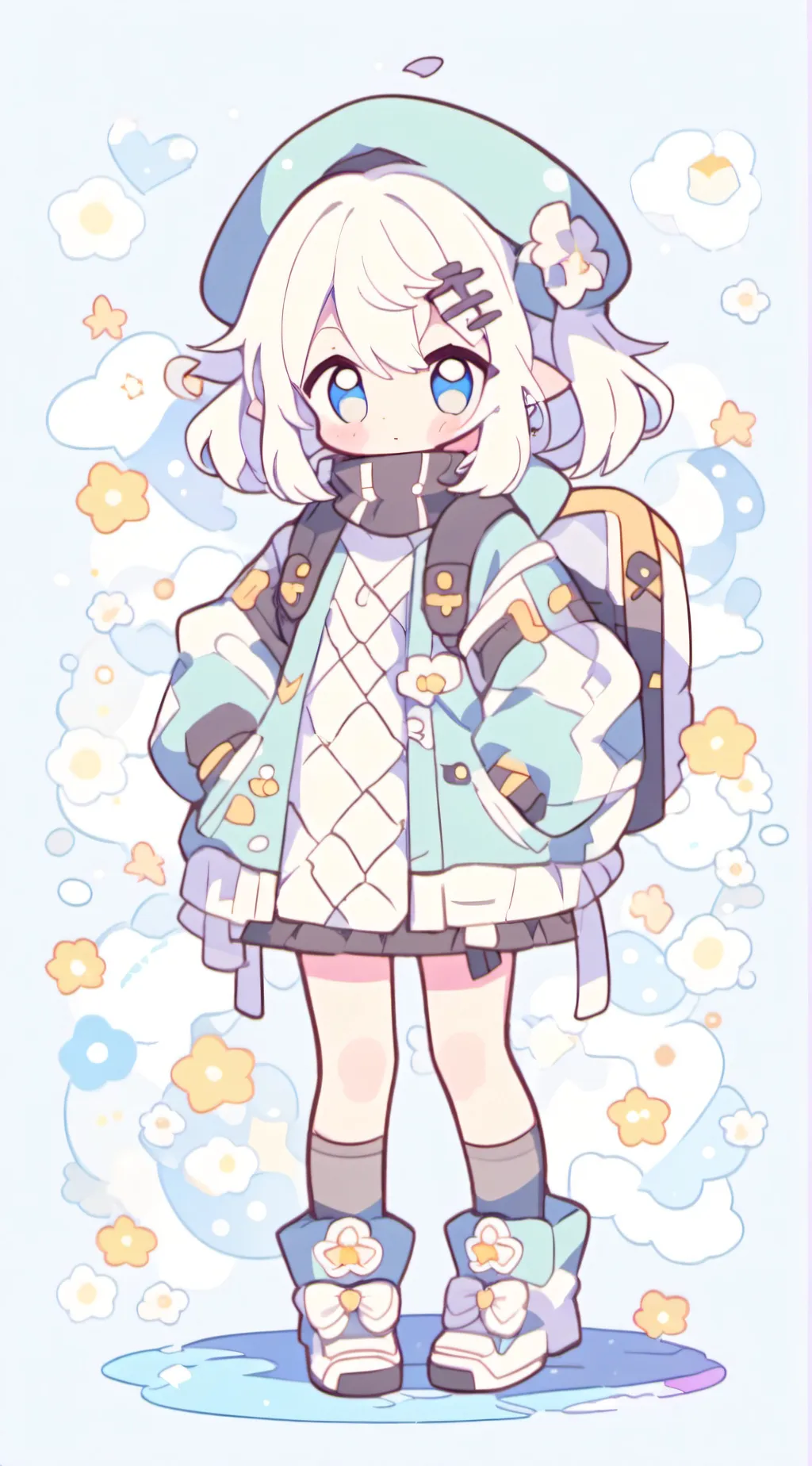 ai character: Fpe but as experiment background