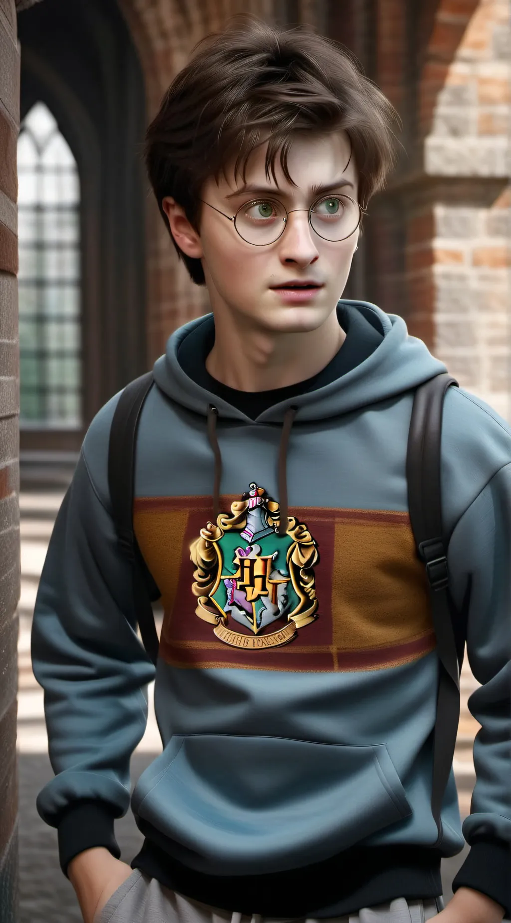 ai character: Harry Potter  background