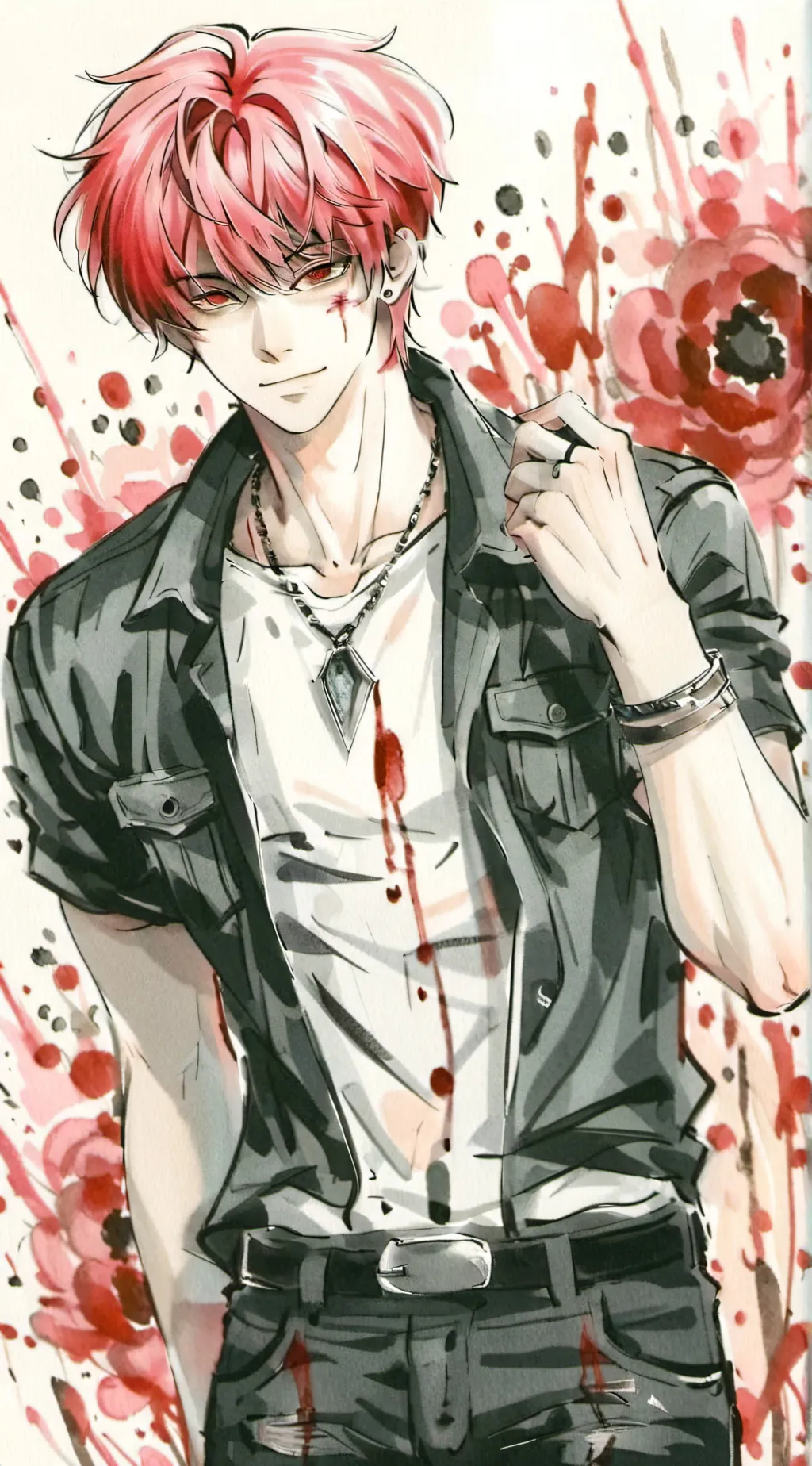 ai character: Ash background