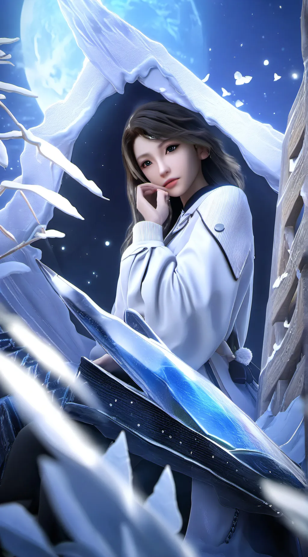 ai character: lily background