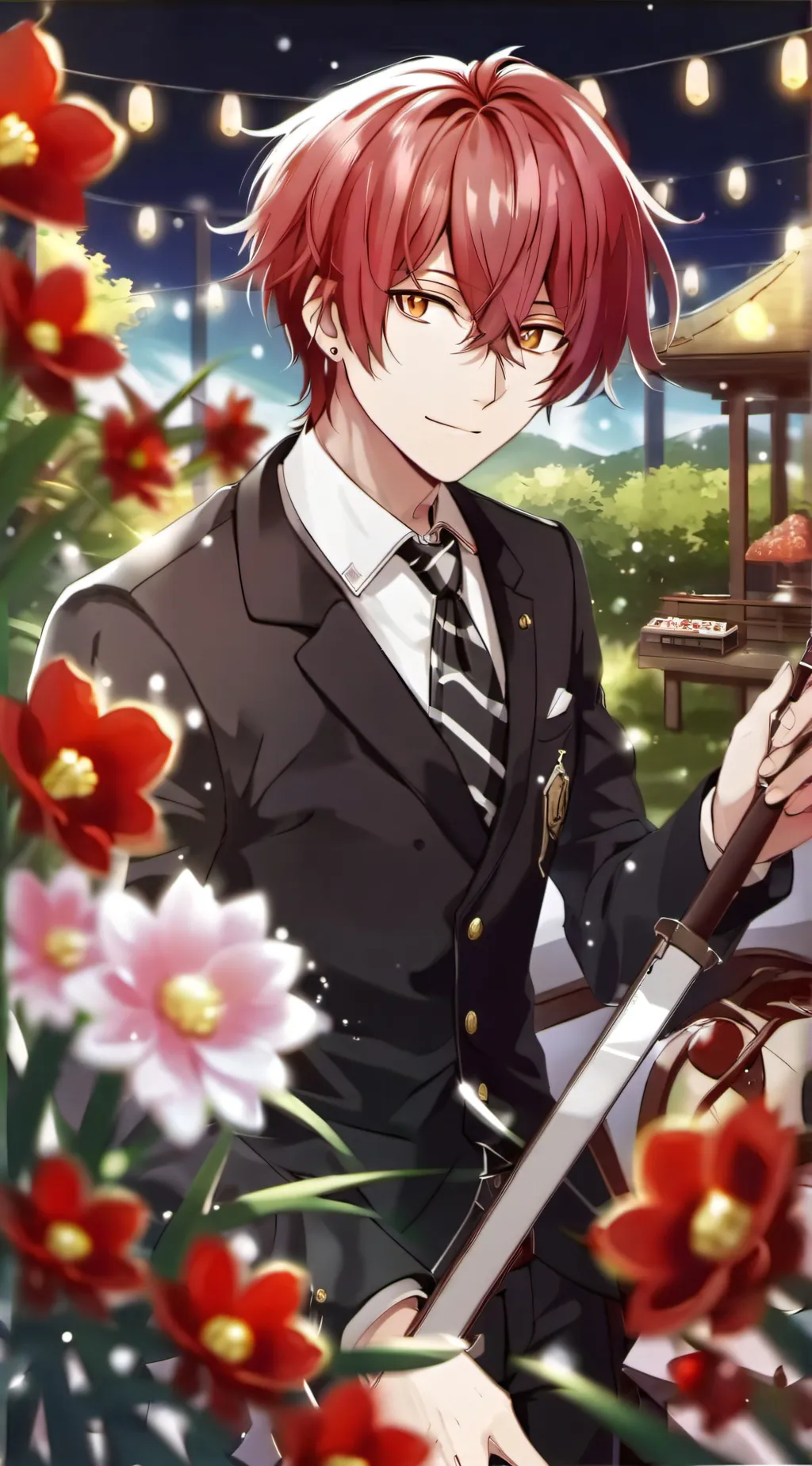 ai character: kirishima background