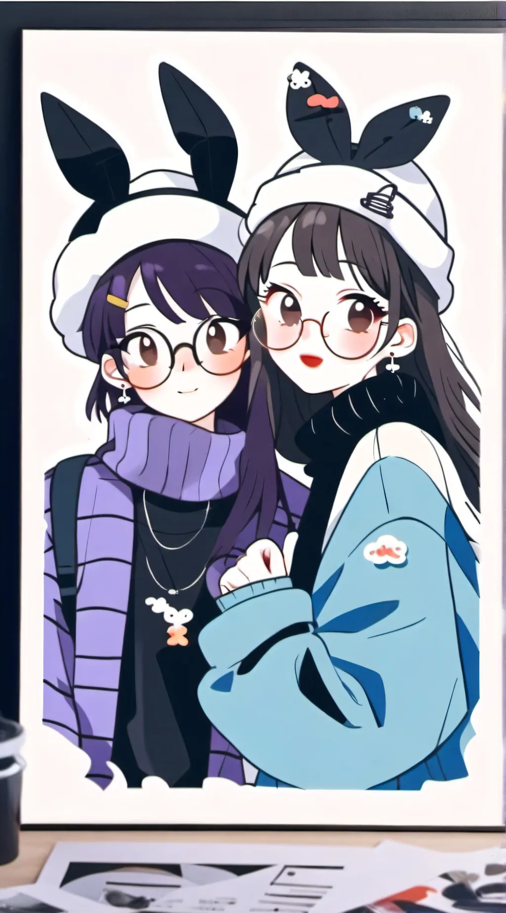 ai character: Bye! (check intro) background