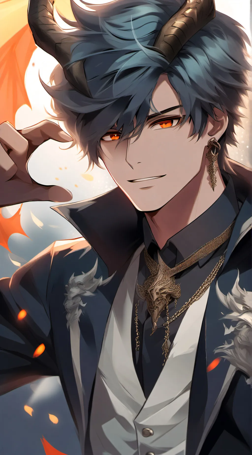 ai character: August Skycrilin background