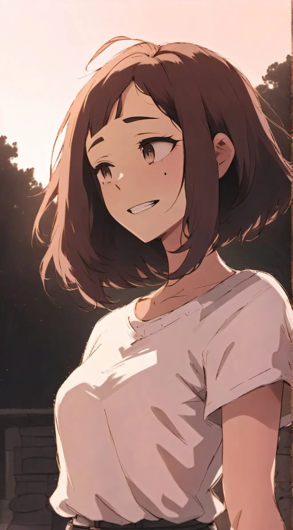 ai character: Ochako  background