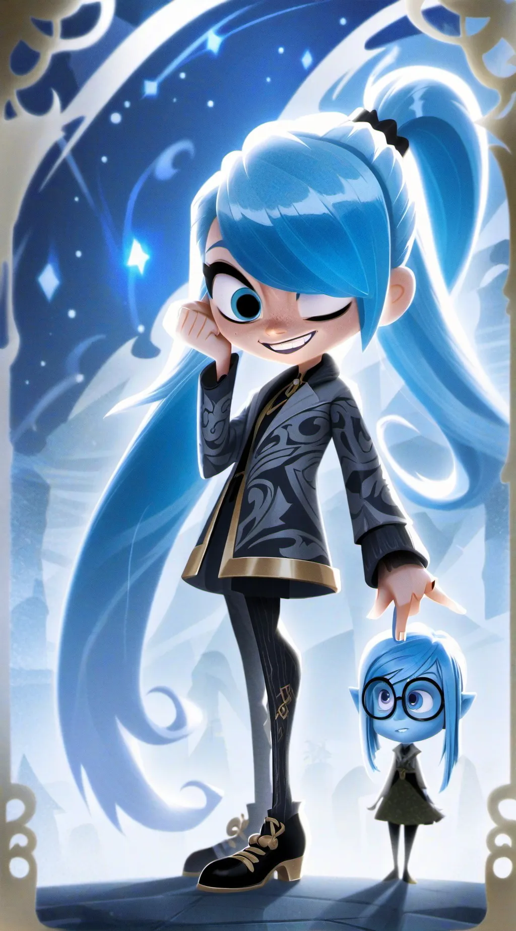 ai character: inside out 2 background