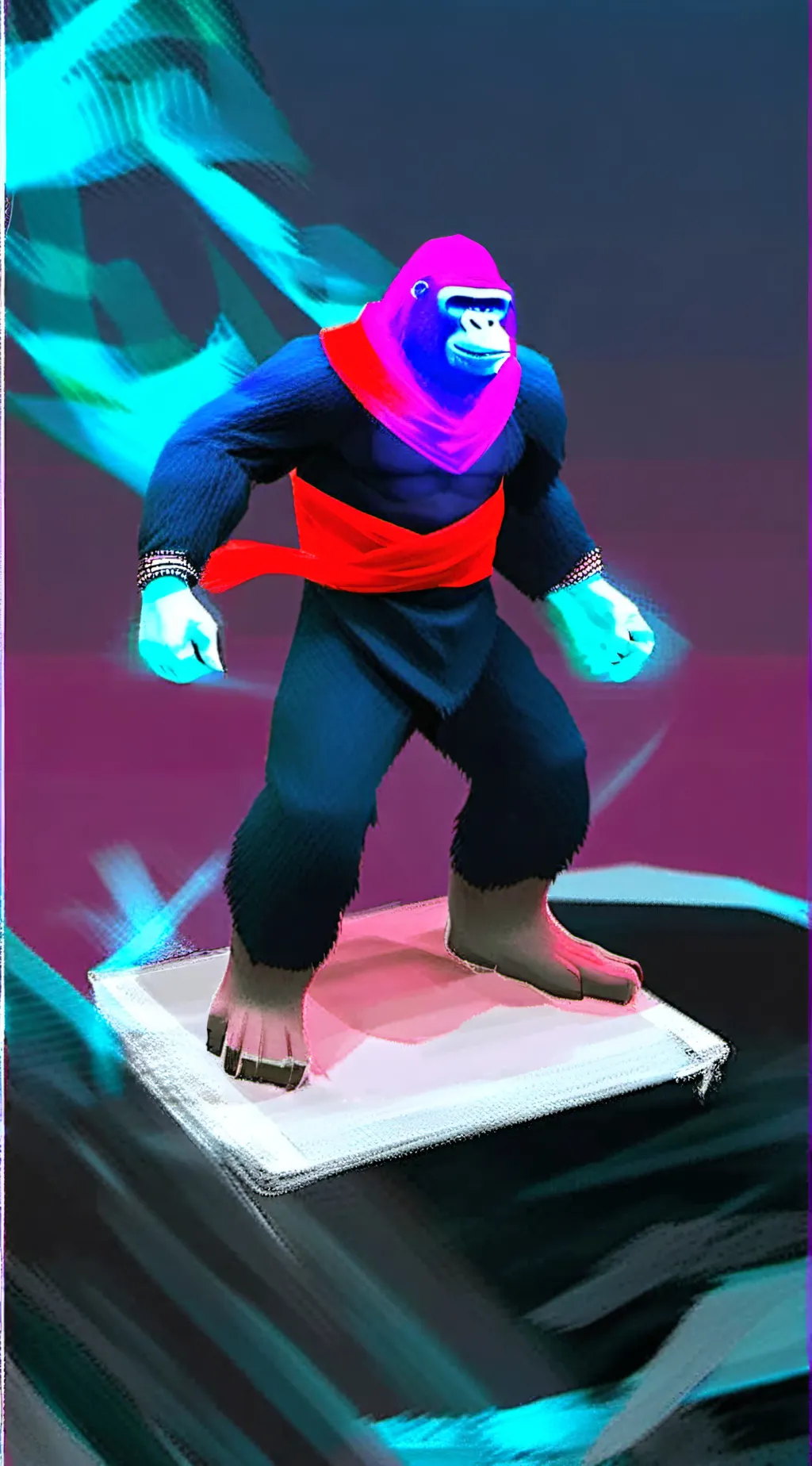 ai character: cave vr background