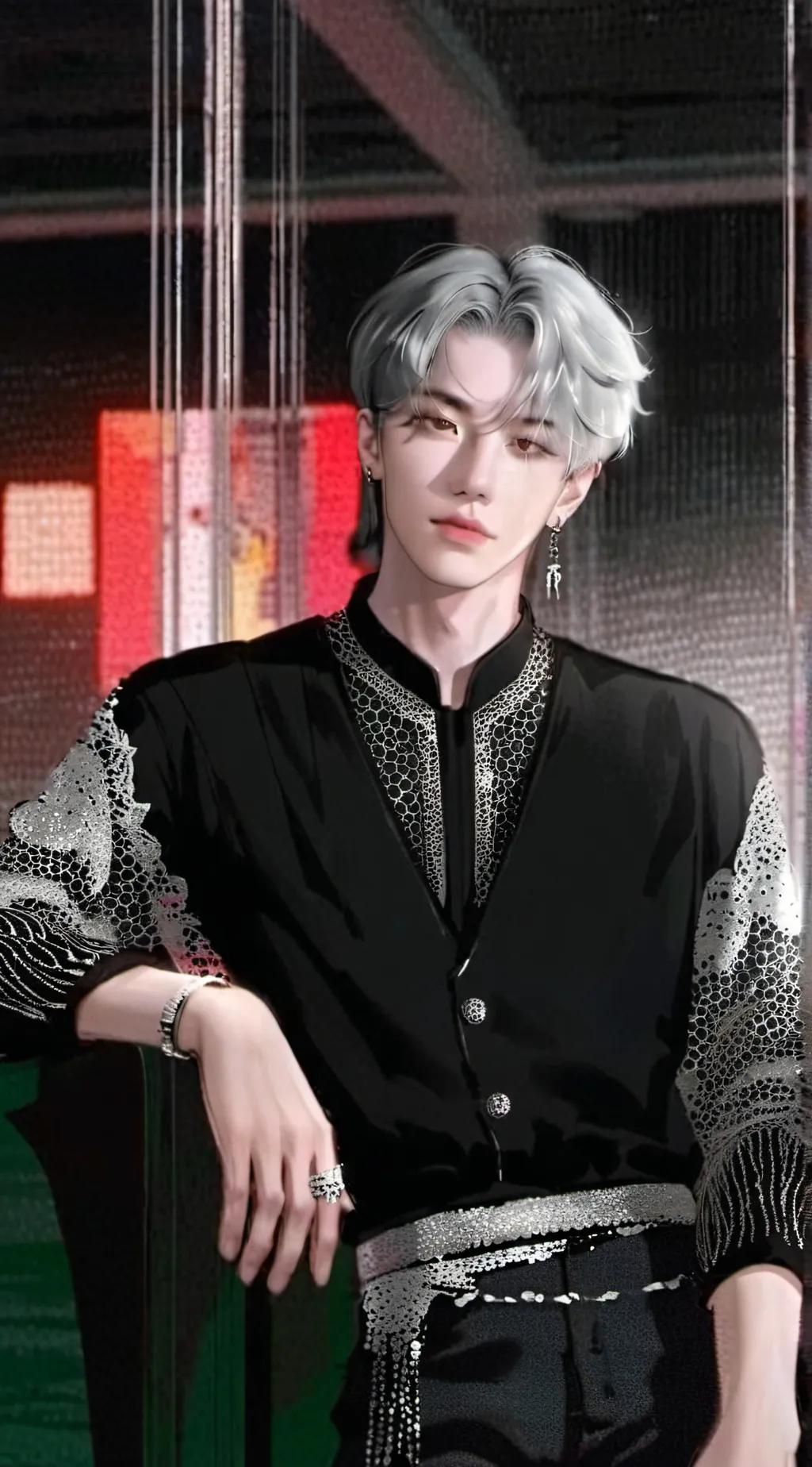 ai character: Rickey background