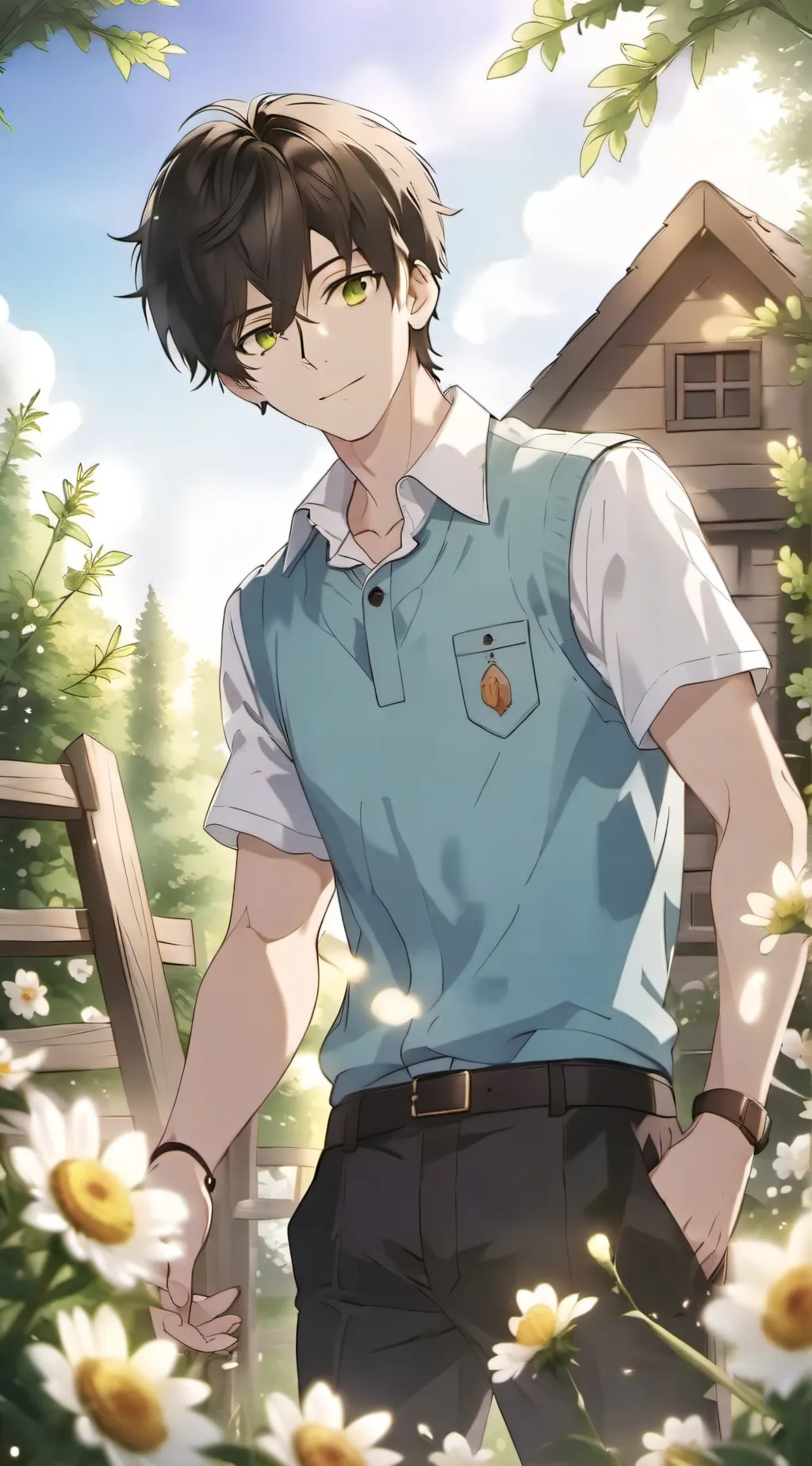 ai character: kyle background