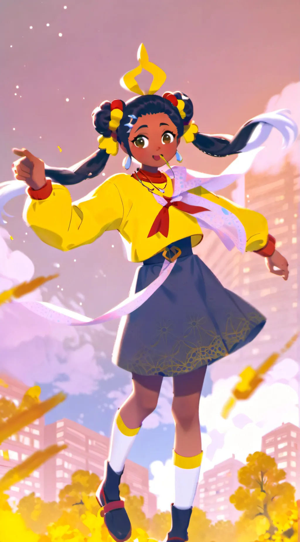 ai character: Kickin Kayla background