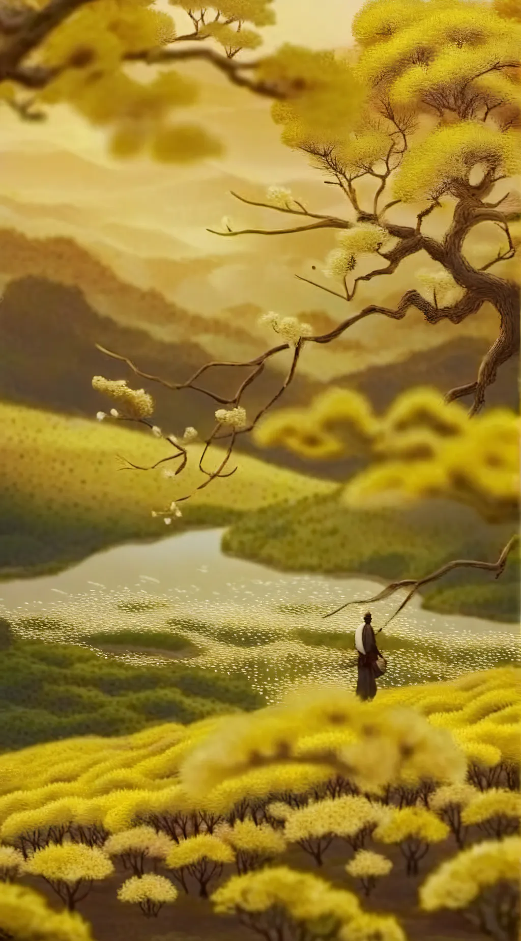 ai character: Mha GC Prom background