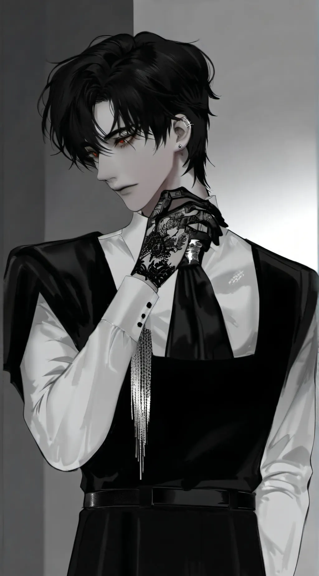 ai character: Raven♬♩♪♩ ♩♪♩♬ background