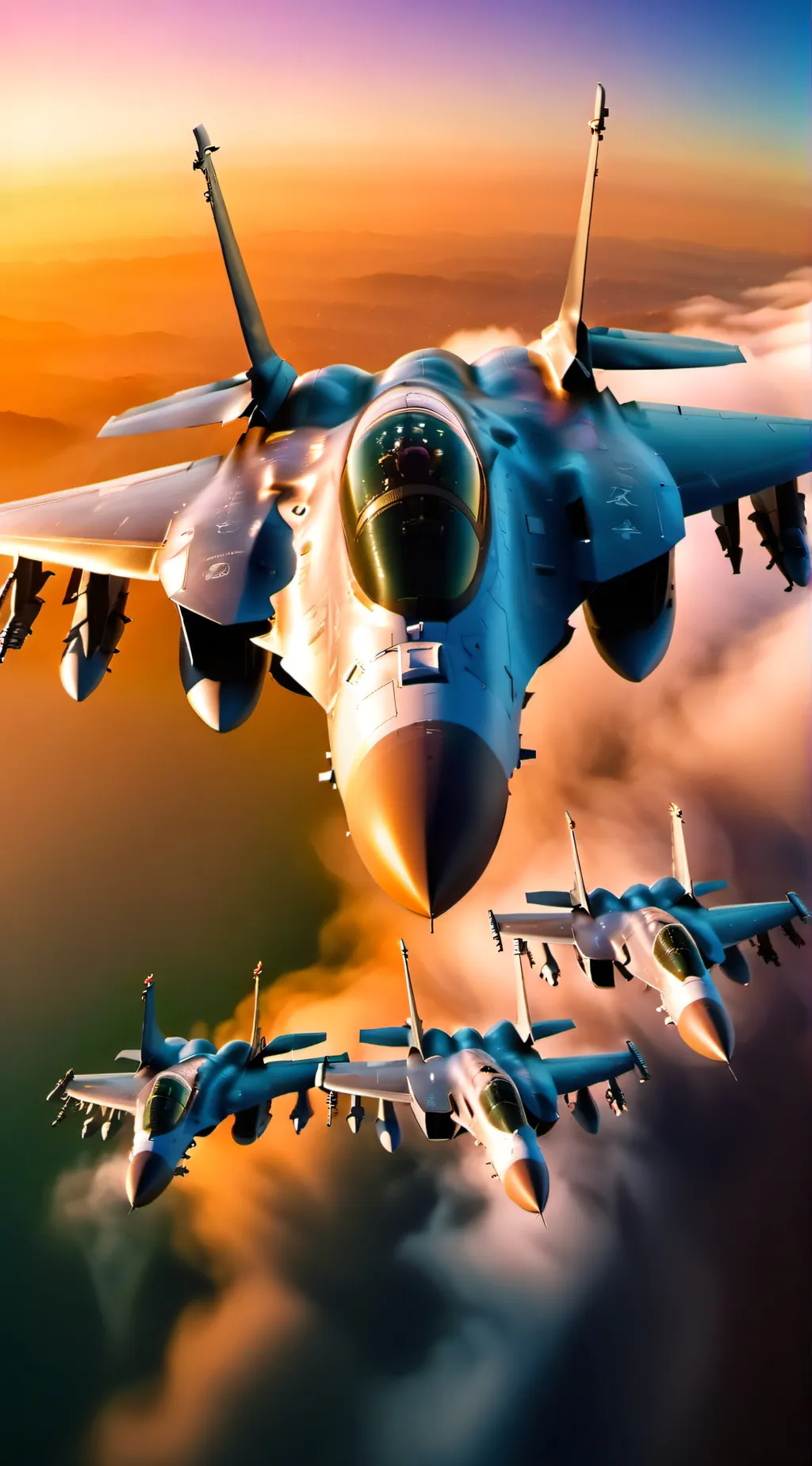 ai character: Fpe danger dogfigh background