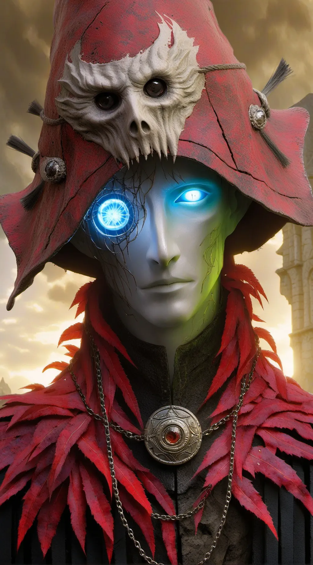 ai character: infected background