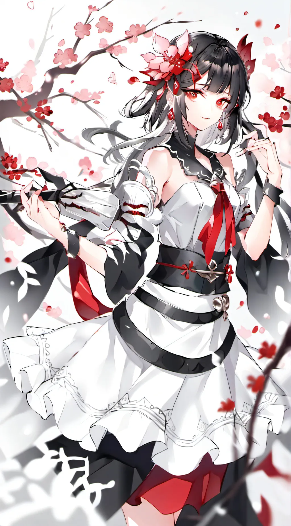 ai character: Rose background