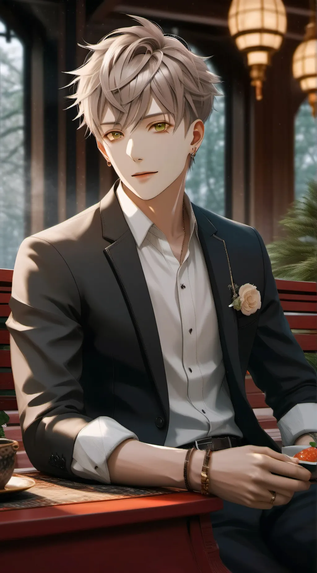 ai character: boyfriend  background