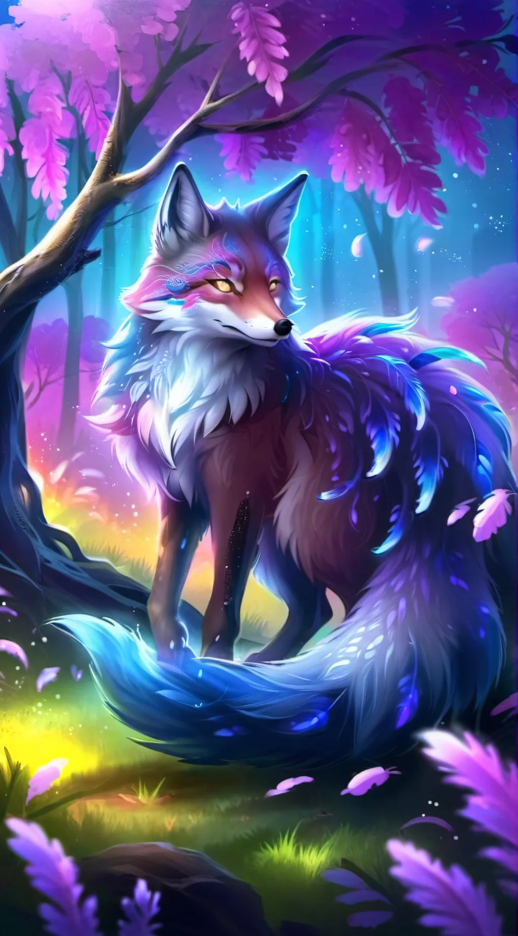 ai character: Galaxy Kisune SPI. background