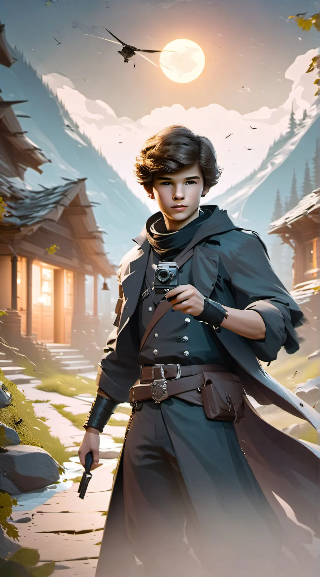 ai character: Cas background