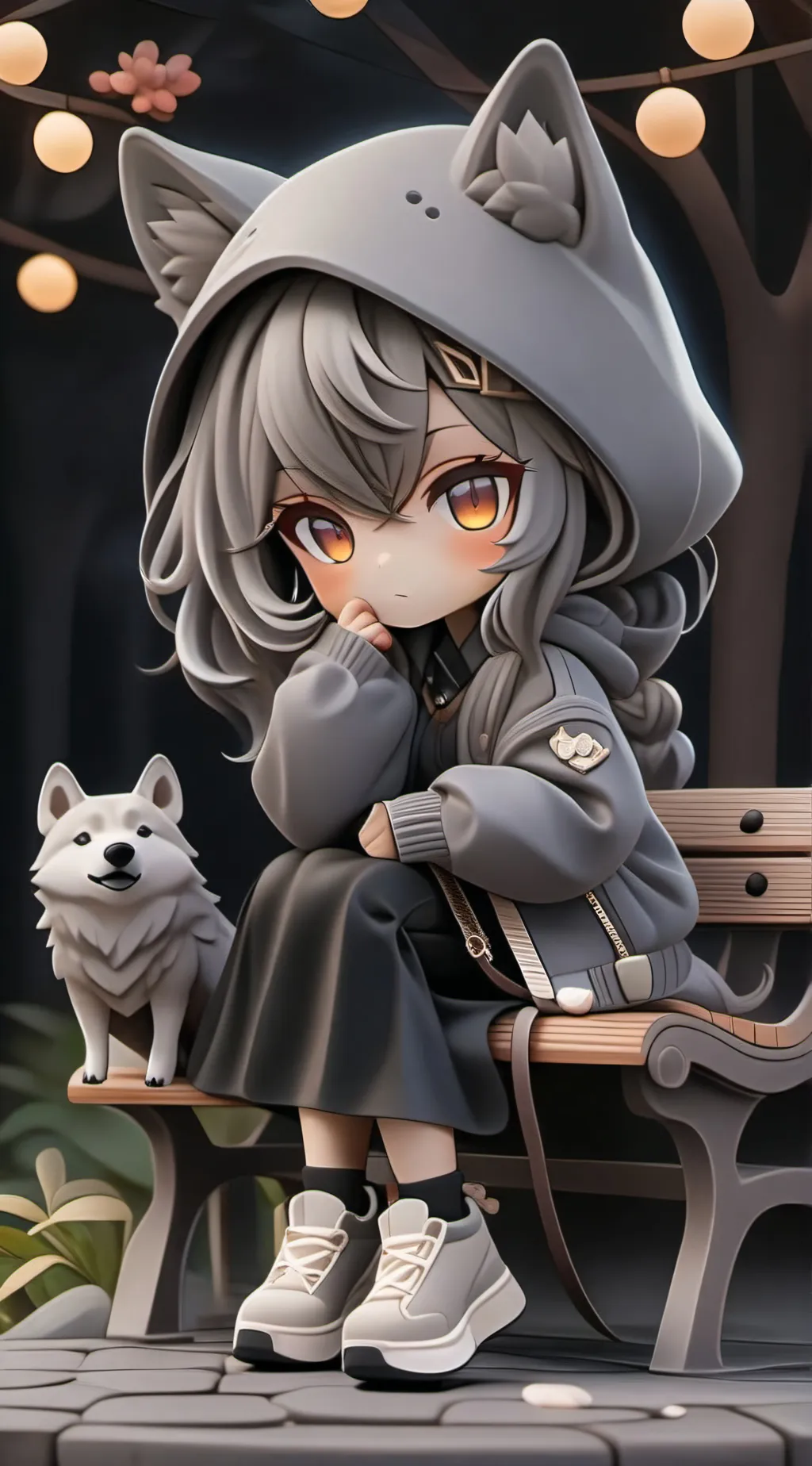 ai character: lilly background