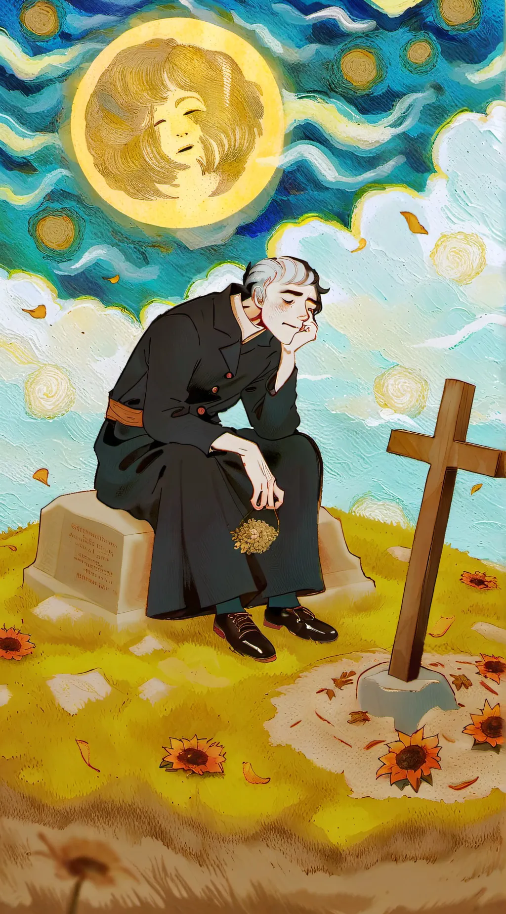 ai character: lunar(sams) background