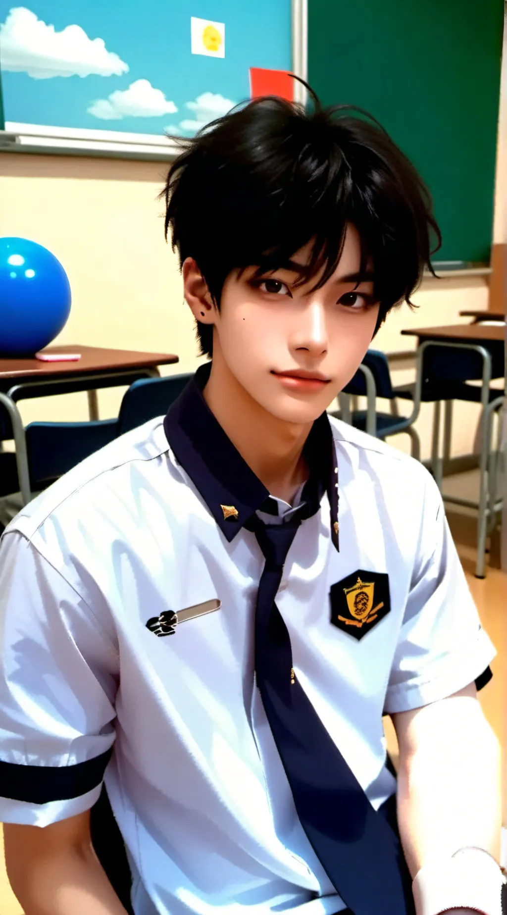 ai character: Baek Hae-min background