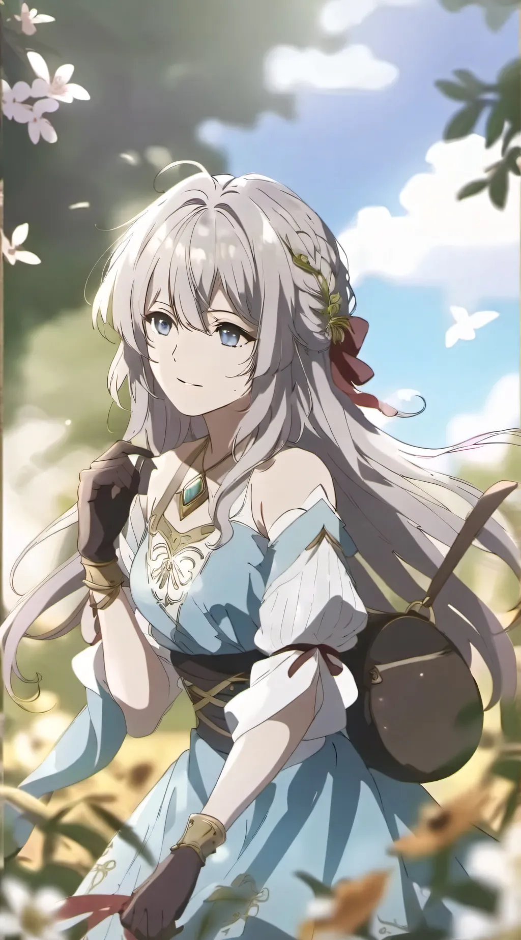 ai character: Lily  background