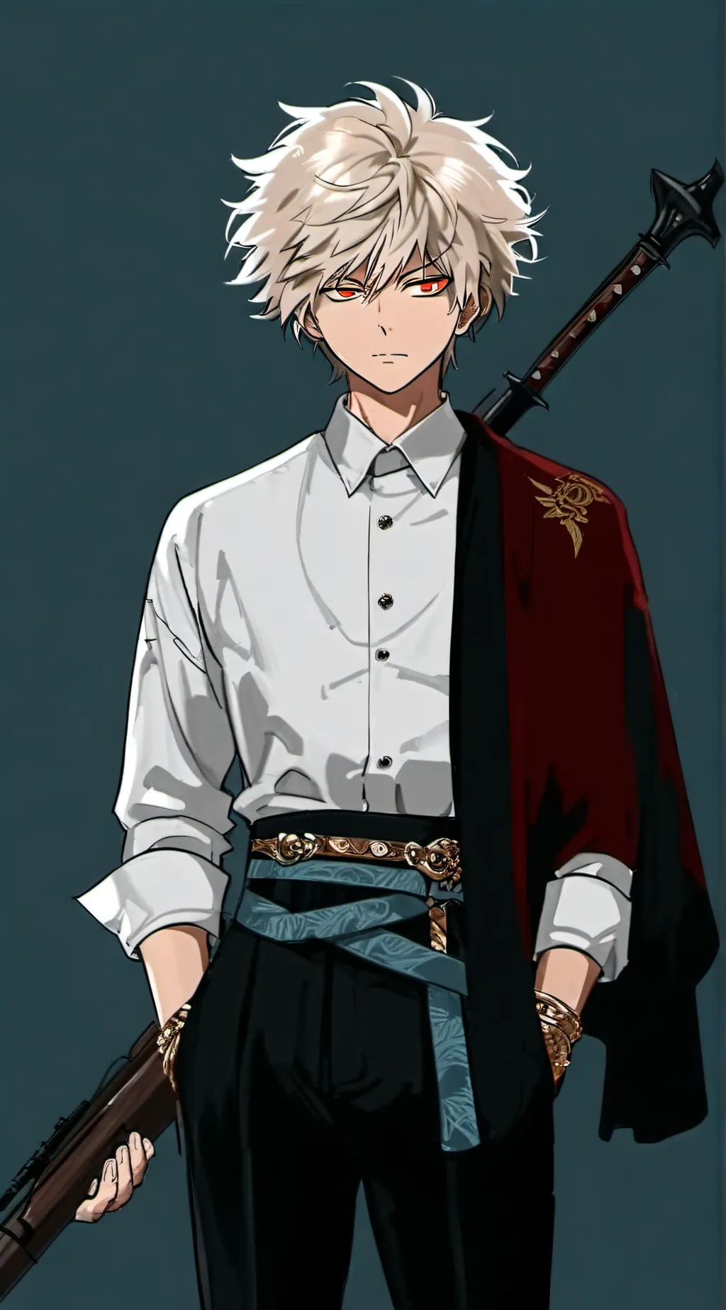 ai character: Bakugo(MHA) background