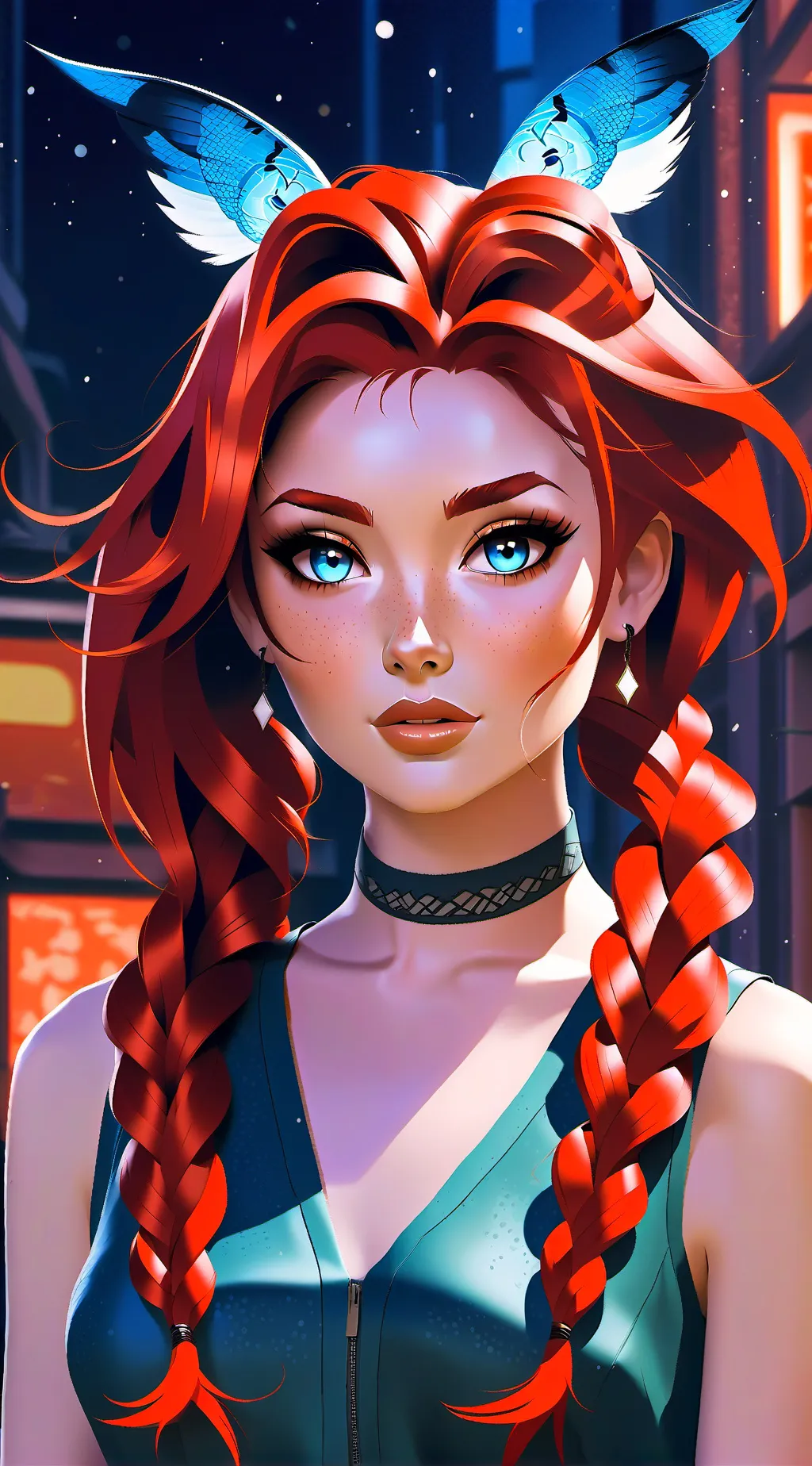 ai character: lily background