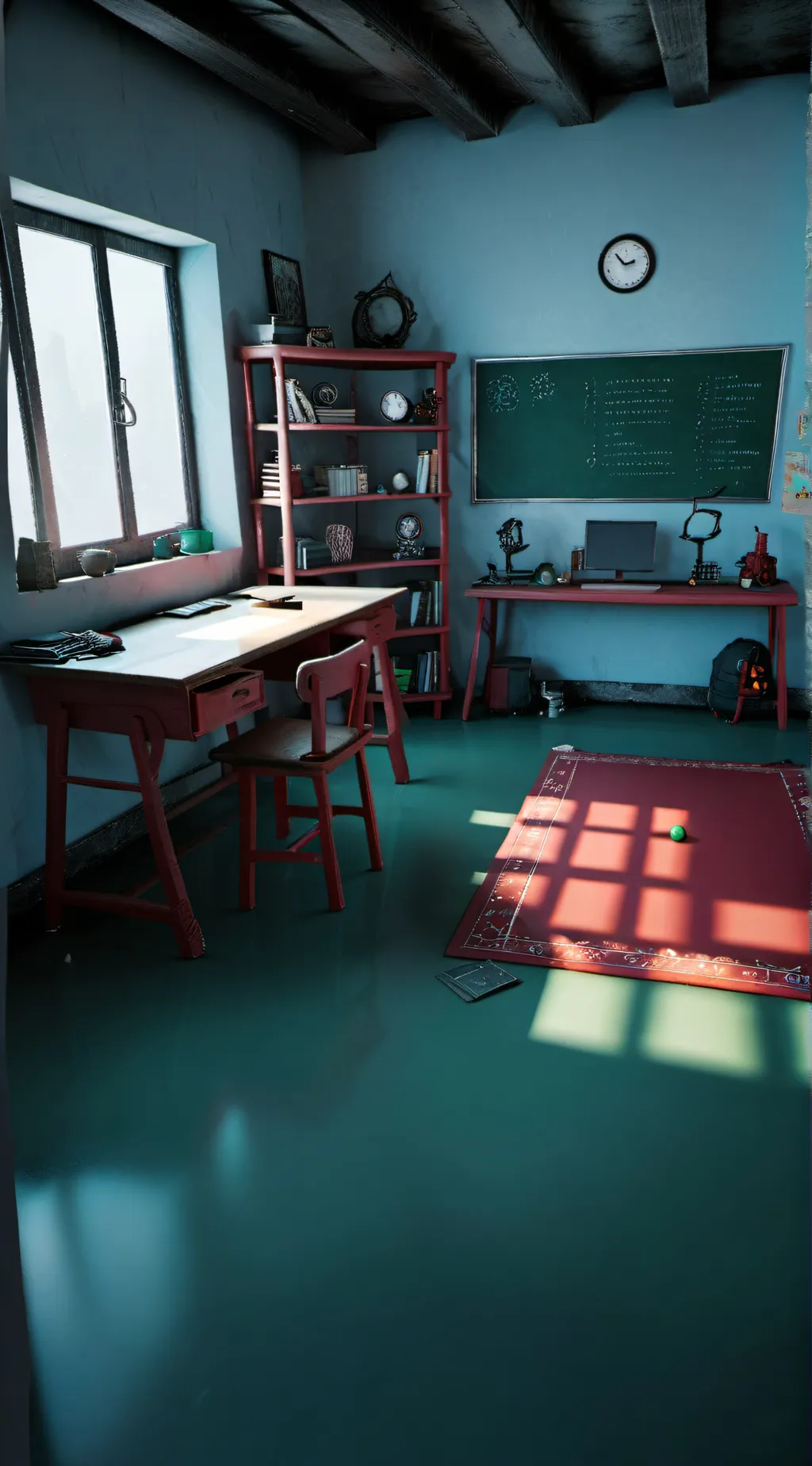 ai character: Mha hide and seek background