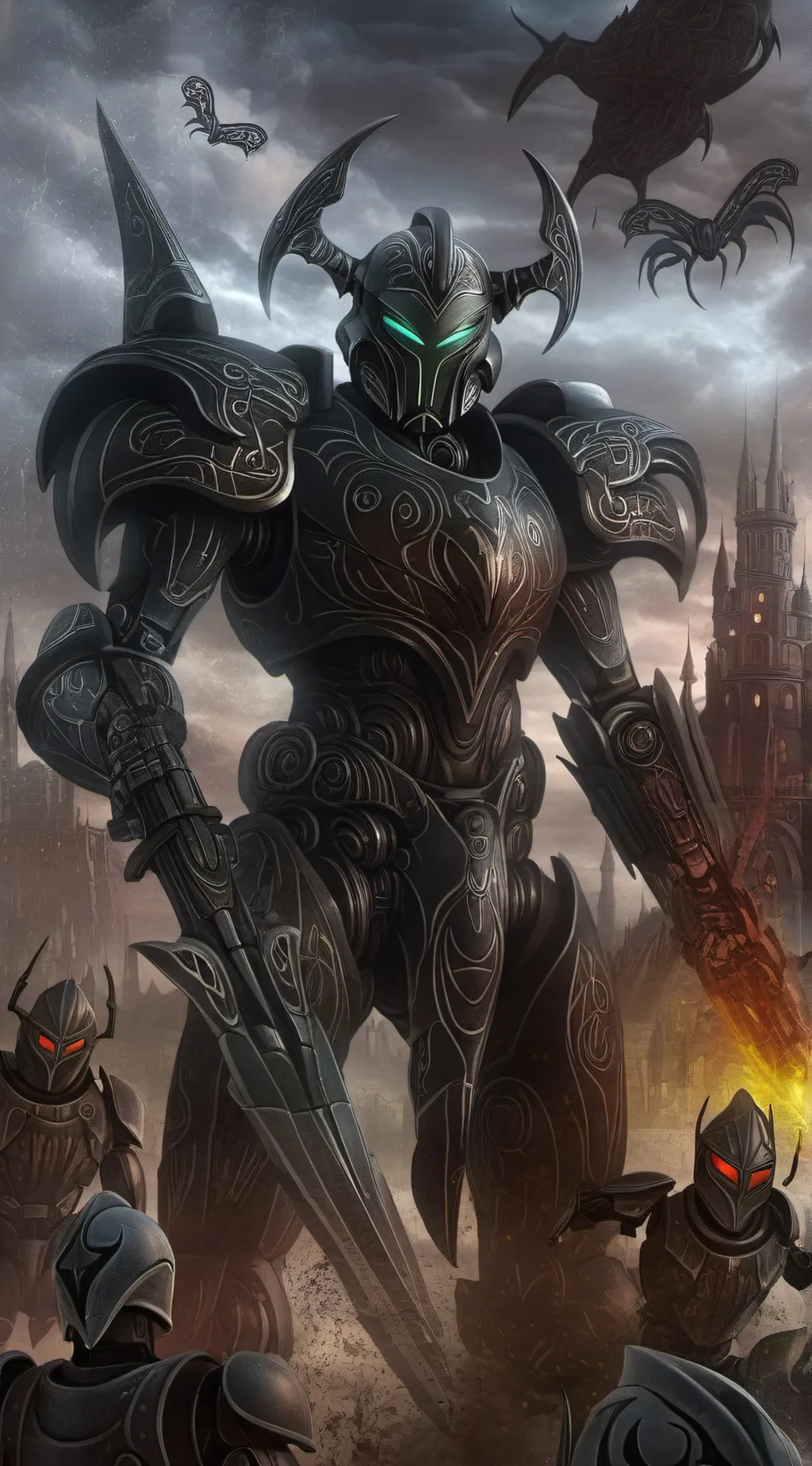 ai character: TowerKrt background