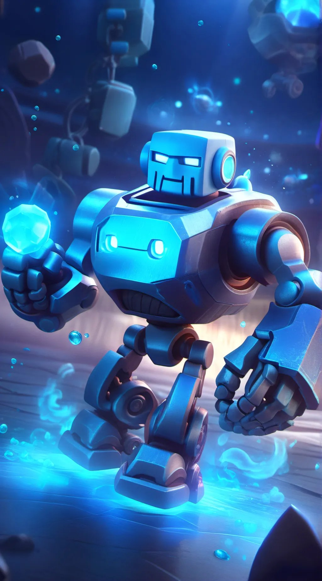 ai character: borgore  background