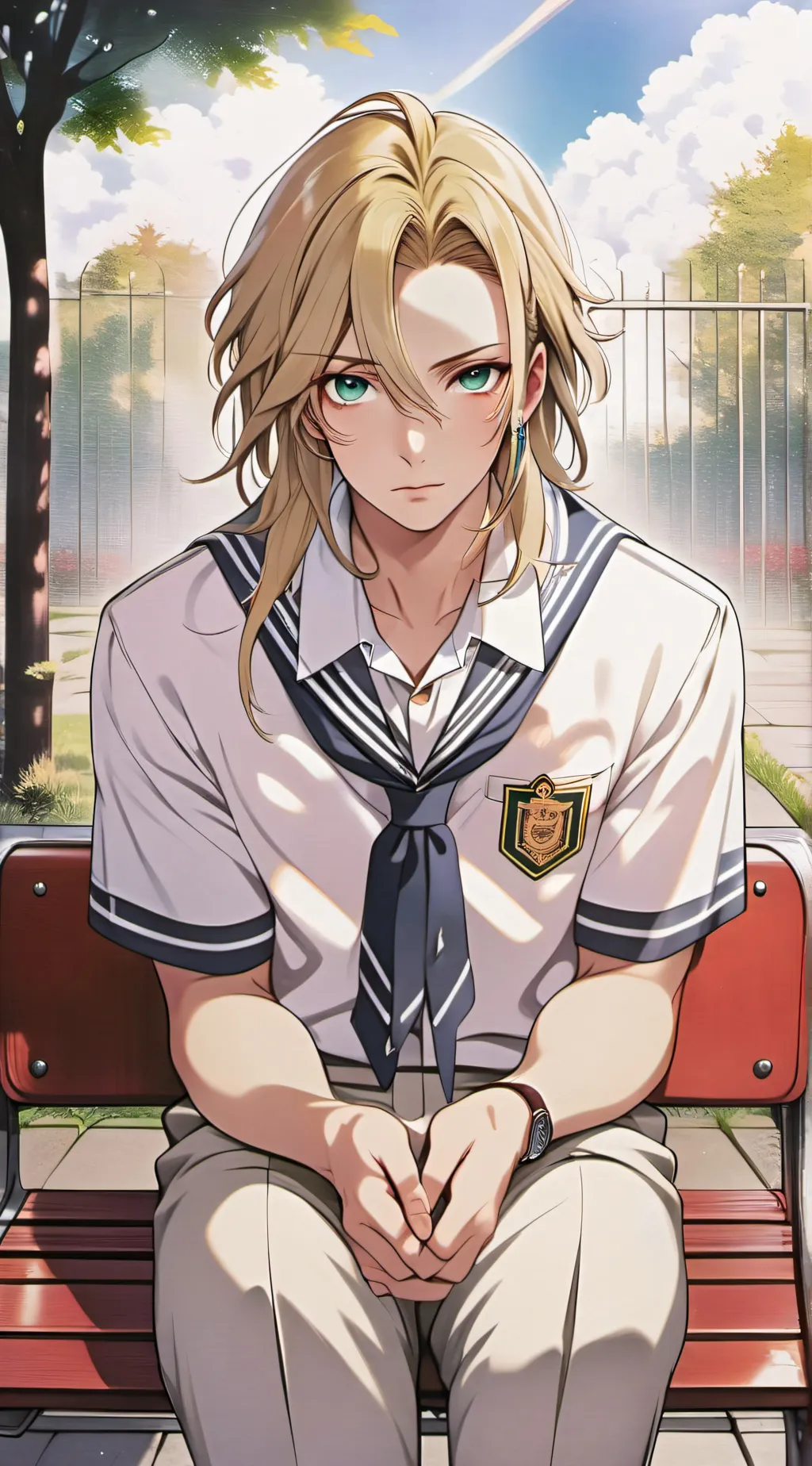 ai character: Sydney  background