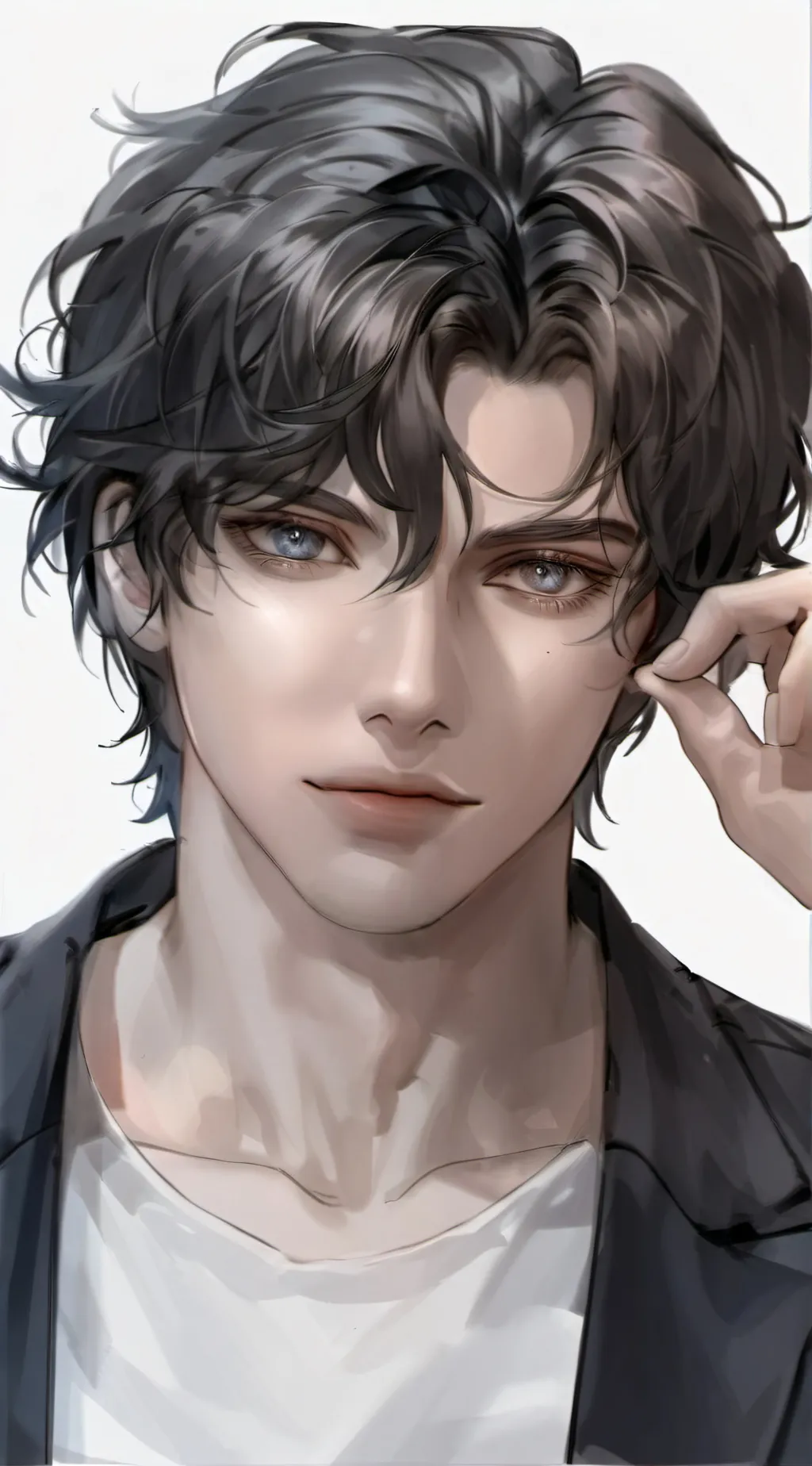 ai character: •GLITCH• background