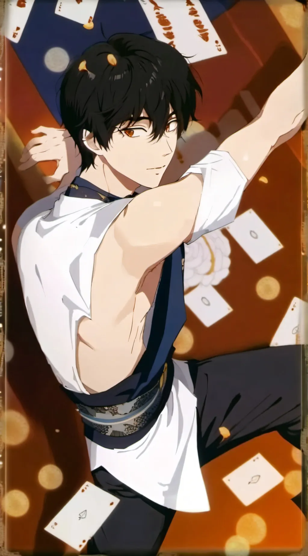 ai character: Santiago  background