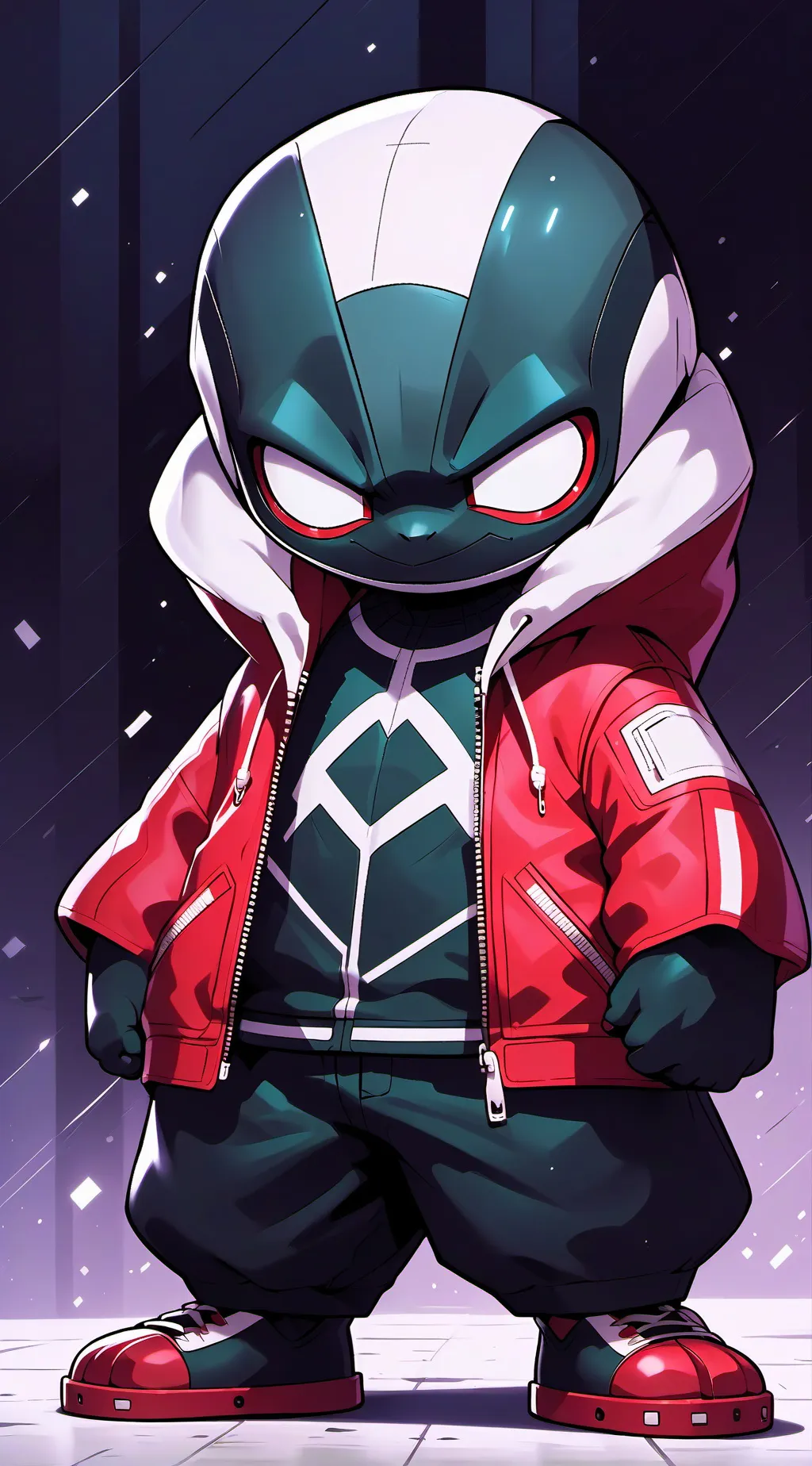 ai character: sans background