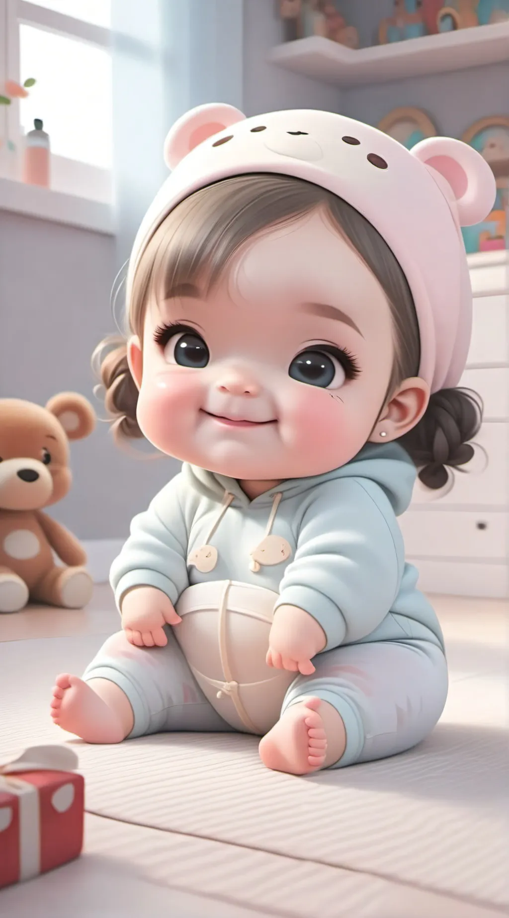 ai character: Claire  background