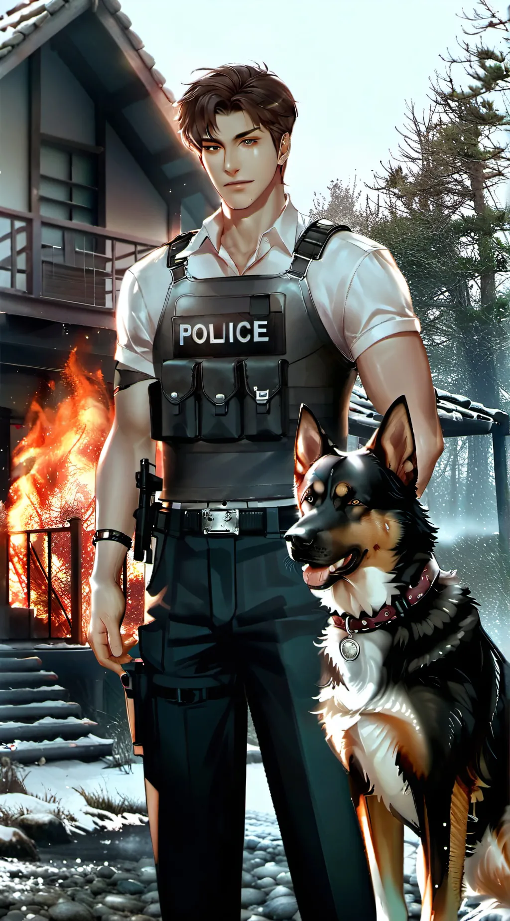 ai character: Alexander  background