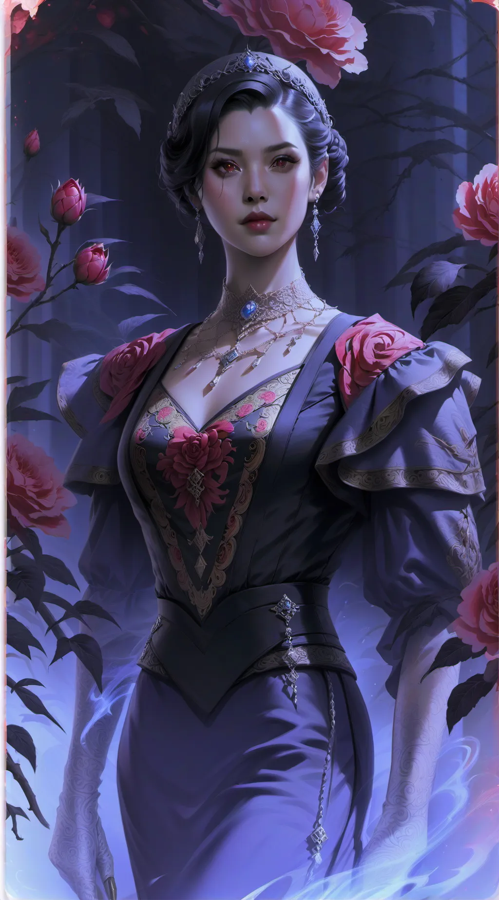 ai character: makes uo words  background