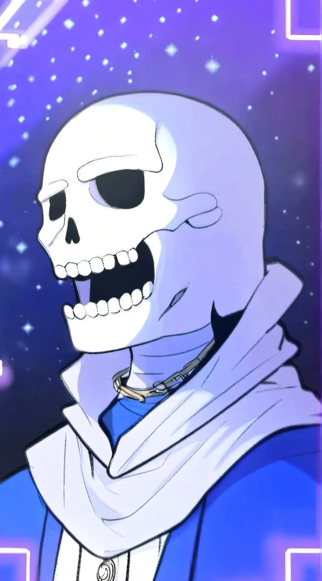 ai character: Sans background